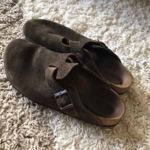Birkenstock Boston Suede Leather